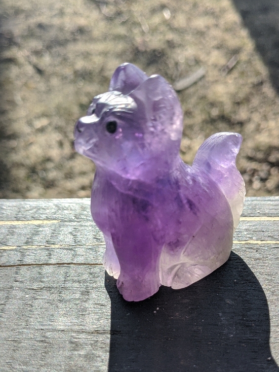 Other - Amethyst Cat Artisan Carving